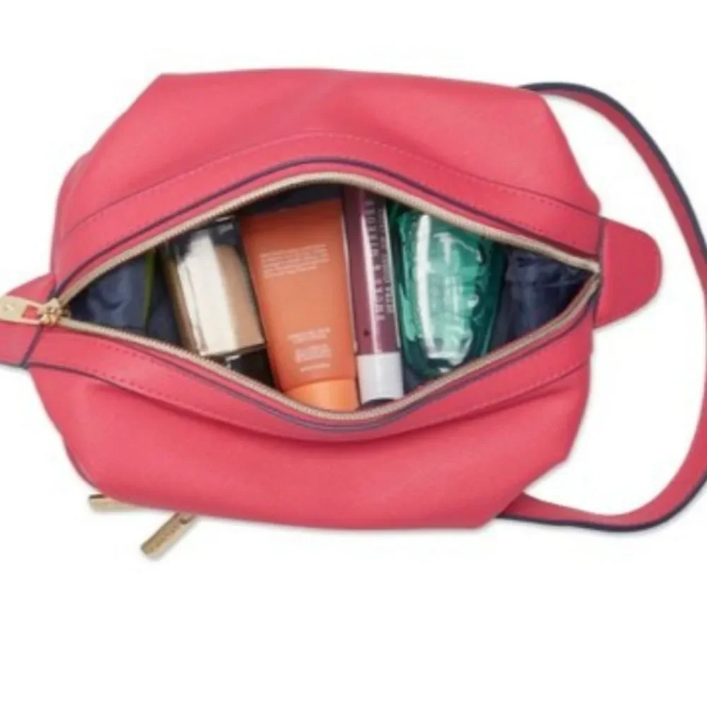 Scunci Double Zip‎ Toiletry Bag- Pink